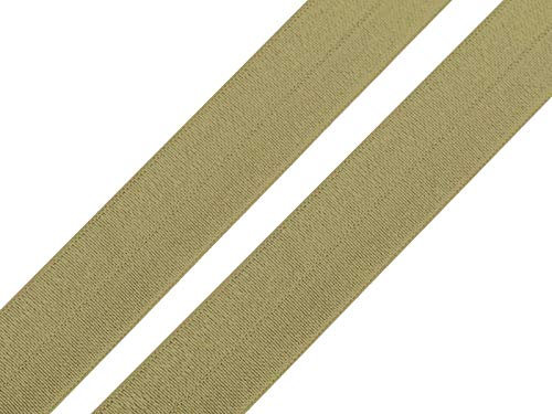 maDDma 1m Falzgummi 20mm Faltgummi elastisches Einfassband Schrägband Saumband Farbwahl, Farbe:blassgrün