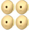 18 Karat überzogen Gegenstecker Ohrring Verschlüsse Ohrstecker Verschlüsse 925 Sterling Silber Basteln Ohrstecker Basteln Stopper Hypoallergen Ohrringstecker Verschlüsse (F:Gold)