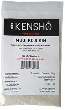 Kensho | Mugi Koji Kin | Esporas de koji para cebada | Esporas para la elaboración de koji para cultivar sobre cebada | Comida japonesa | 10 gr.