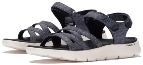 Skechers Damen Go Walk Flex Sandale, Marineblau Textil, 38 EU