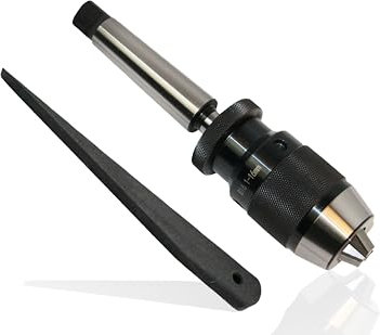 Mandrino a sgancio rapido B16 1 – 16 mm con mandrino conico MK1 con estrattore + cuneo di espulsione mandrino mandrino di precisione Krefting Tool (MK1)