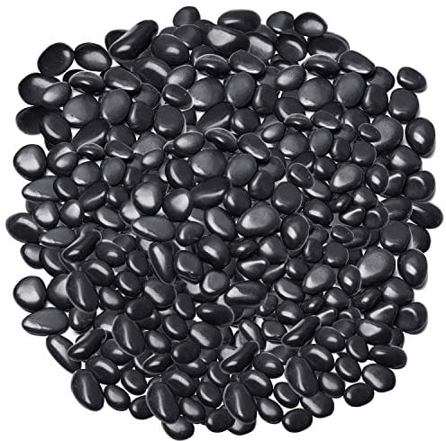 Virekm River Rocks Decorative Ornamental Pebbles Garden Landscaping Stones Gravel Filler for Home Decoration Flower Bed Fish Tank Plants Vases Succulents (10 Pounds)