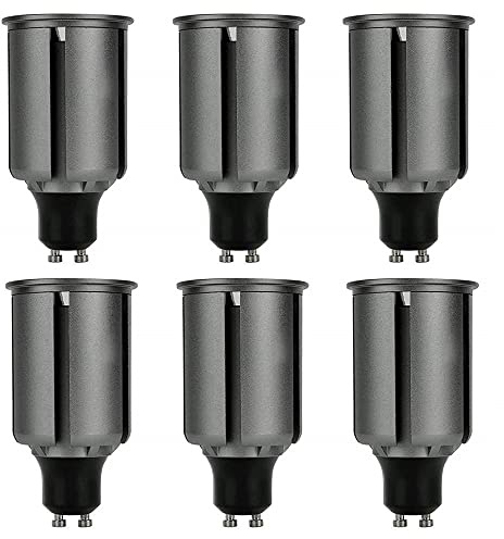 HOROACE 6Pcs GU10 Long Neck LED Bulbs 12W, 85V-245V (Day White)