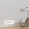 Warmehaus Radiateur horizontal traditionnel en forme de colonne 300 x 1010 mm à double panneau en fonte Blanc