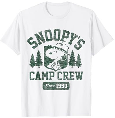 Peanuts - Snoopys Camp Crew T-Shirt