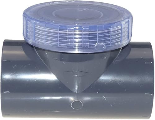 Generisch Clapet anti-retour en PVC transparent 50 mm (PVC)