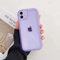 EYZUTAK Case for iPhone 11 6.1 inch, Clear Candy Color Soft TPU Silicone Mobile Phone Case Non-Yellowing Crystal Scratch-Resistant Slim Transparent Cover - Purple