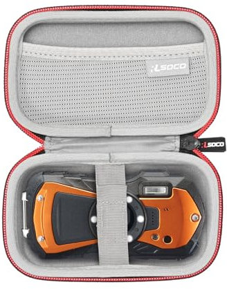 RLSOCO Tasche für Ricoh WG-80/WG-70/WG-6/WG-60 Digitalkamera & für PENTAX WG-90 Digitale Kompaktkamera (Nur Tasche)