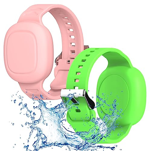 2 Pack Tile Mate Wristband Holder - Waterproof, Soft Silicone Case Cover for Tile Mate (2022), Hidden Case for Child/Teen/Elderly