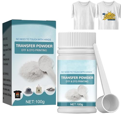 Transfert Numérique Étanche,Transfert DTF Blanche,Adhésif Thermofusible À Transfert,DTF Hot Melt Adhesive,Yêtements Transfert DTF,100 G Transfert DTFM,Adhésif Étanche DTF