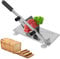 Holdfiturn Meat Slicer 32x15cm Manual Frozen Meat Slicer Adjustable Thickness Slicer Meat Cutter Machine Frozen Meat roll Slicer for Home Use for Home Cooking of Hot Pot Shabu Shabu Korean BBQ