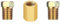 Lily Brown Raccords de frein en cuivre, filetage 3/8-24, pour tuyau de frein 3/16