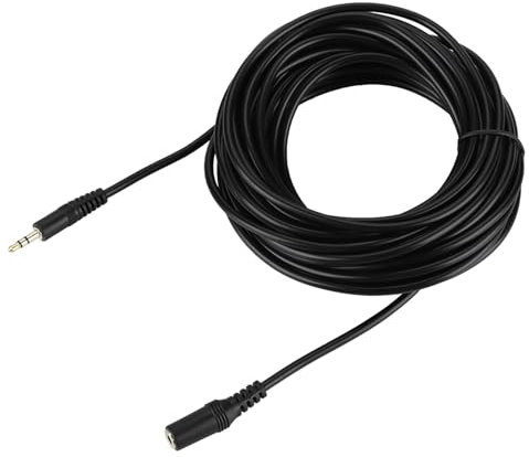 Cavo di Prolunga o Maschio a Femmina da 3,5 Mm Cavo Aux Jack per Smartphone Cuffie Stereo 30 M Famiglia Applicata (10 m / 32,8 piedi)