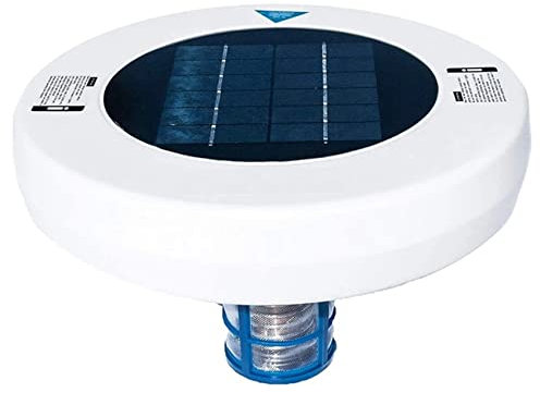 HOMEDEK Solar Schwimmbad Ionisator Kupfer Silber Ionen Schwimmbad Reinigung Wasser Reiniger TöTet Algen Schwimmbad Ionisator