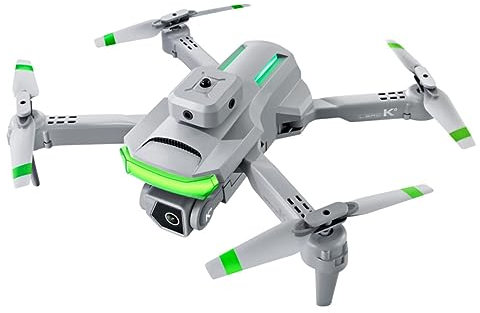 Hohopeti 1 Juego vehículo aéreo aeronave drones plegables cuadricóptero rc drones 4k luces led lamparas led cuadricóptero para fotografía 4k dron para fotografía 4k aleación de aluminio