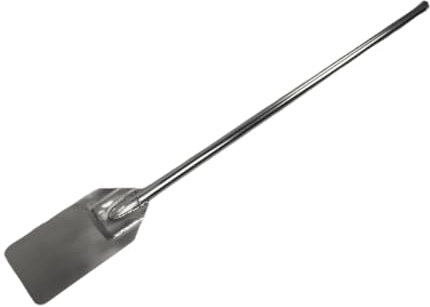 Fenteer Espátulas Extra largas de Acero Inoxidable, Cuchara de Mango Largo, Paleta Grande para, para Granjas, ollas Grandes, Maestros, 42 in