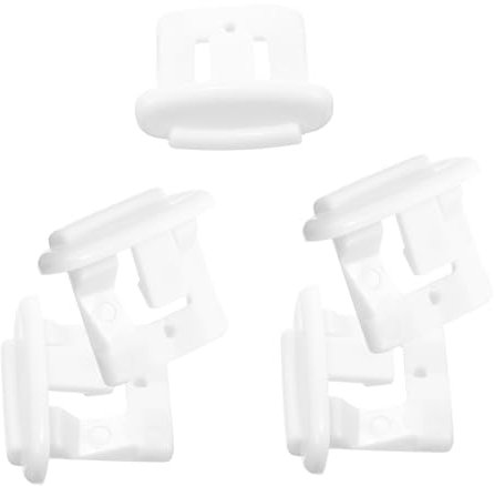 KOMBIUDA 5pcs Dishwasher Rack Slide End Cap Dishwasher Rack Slide End Clip for Top