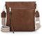 dobsechs Umhängetasche aus weichem PU-Leder für Damen, Crossbody-Tasche mit mehreren Taschen, verstellbarer Riemen, perfekt für den täglichen Gebrauch, PU A270-l Braun
