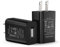 Smays 2 Pack Power Adapters Compatible with Wyze Outdoor Cameras, Blink Mini, Nest Cam, Ring Stick Up Cam, Security Camera Charger, Black
