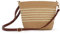 EVEOUT Mini Borsa a tracolla in Rafia Donna Ragazza Estate Boho Borsa da Spiaggia Carina Piccola Borse Paglia Intrecciata a Righe