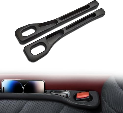 Confezione da 2 organizer per auto, console centrale, universale, ideale per piccoli oggetti come telefoni cellulari, chiavi e altro ancora, pratica soluzione di archiviazione per auto