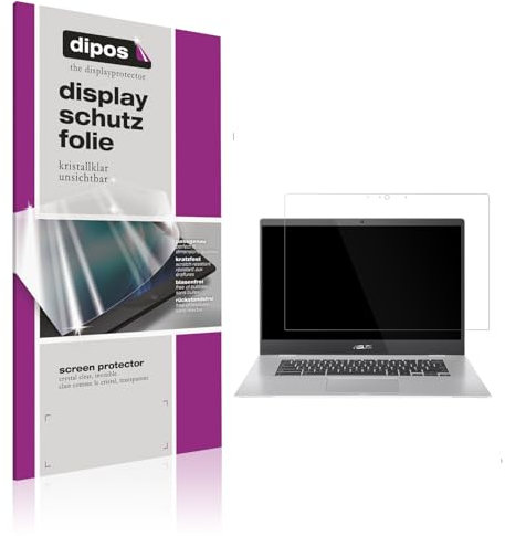 dipos I 2x Pellicola Protettiva compatibile con Asus Chromebook CX1 15.6 Zoll Pellicola di Protezione cristallo