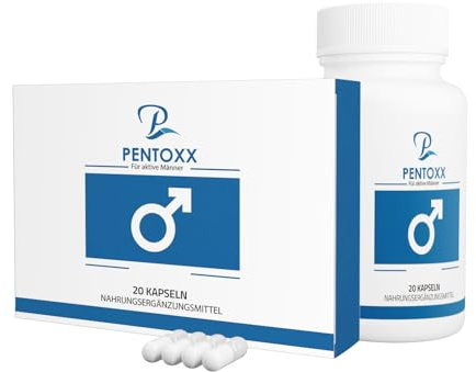 Pentoxx für Männer | Strong Edition | Maximal & Hochdosiert | 20 aktive Kapseln