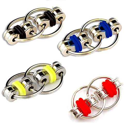 TOPWAYS® Flippy Chain Fidget Toy, Unendlicher Flip Chain Dekompression Stressreduzierer entlasten Kreative Stressabbaukette Spielzeug