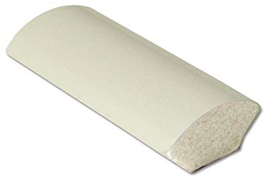 uPVC Plastic Quadrant Trim - Window/Tile Beading -13mm x 1m Length x 5 Pack - Cream