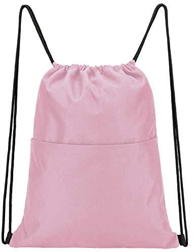 Vorspack Rucksack mit Kordelzug, Wasserdicht Turnbeutel für Damen Herren