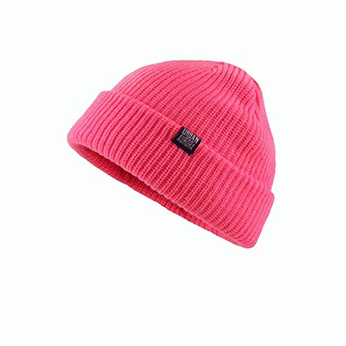 CLAPE Knit Cuffed Beanie Hat Men's Warm Winter Hats Warm, Soft & Stretchy Daily Ribbed Toboggan Cap for Cold Weather