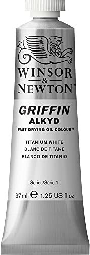 Winsor & Newton óleo al de secado rápido Griffin Alkyd - tubo de 37ml color blanco de titanio