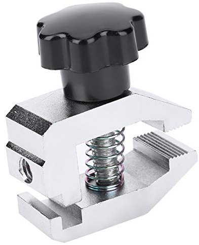 EVTSCAN Morsetto a ganascia SJJ-01 in acciaio inossidabile, 500N, Argento