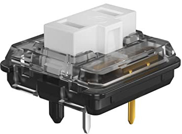 KAILH Official Store Low Profile Switch 1350 Chocolate Mechanischer Tastaturschalter RGB SMD Clicky (10, Choc White)