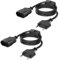 Cavo di Alimentazione Europeo, 2m, Cavo di Alimentazione con Spina Europea Piatta e Interruttore, Cavo di Prolunga per Spina Europea di Tipo C su Presa Europea (0,75 mm²) per TV PC Monitor Lampada