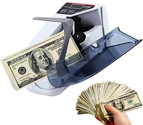 Geldscheinzählmaschine Geldzählmaschine Mini Handheld Scheine Geldzählmaschine,Mobile Geldzähler Tragbarer Mini-geldzähler Led-display Geldzählmaschine Schnelles Geldzählen