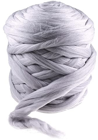 1m Filzwolle Märchenwolle Merino Nassfilzen Trockenfilzen Spinnen über 100 Farben Meterware, Farbe Wolle:073 warmgrau
