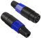 XMSJSIY Speakon Stecker 4 Pin Weiblich Stecker, Speakon Speaker 4 Pole Ersatzstecker Lötbuchse DIY Audio Kabel Adapter für Mischpulte, Verstärker, Audiogeräte, etc - 2PCS