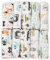 FENSILO Mulltücher - Mullwindeln - 10er Pack 70x80 cm - Stoffwindeln, Made IN EU, schadstoffgeprüft - Spucktücher Baby Junge Mädchen Tuch weiß mit Hund und Krokodil