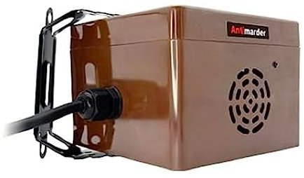 ANTYKUNA Hermetischer Tiervertreiber, Marderschreck Wasserdicht | Leise Lautstärke 48 dB | Arbeitet nachts | Marderschutz für Dachboden Haus Garten