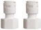 2 conectores rectos de unión rápida, accesorios de tubo de conexión rápida de 1/2 a 3/8 pulgadas, accesorios de repuesto para filtro de agua