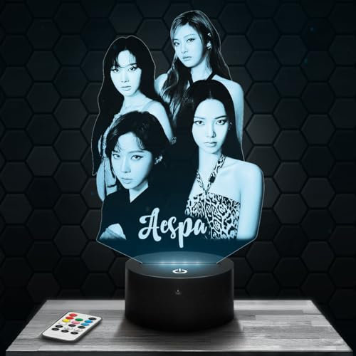 Lampephoto.fr Nachttischlampe Aesp deko k-pop Korea Koreanischer Pop. Geschenkidee Mann Frau objekt Aesp Nachtlicht Erwachsene deko Zimmer. Weihnachten