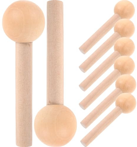 Angoily 10 Stücke Holz Pegboard Haken Für Werkzeuge Gaming Pegboard Häkeln Glatte Robust Material