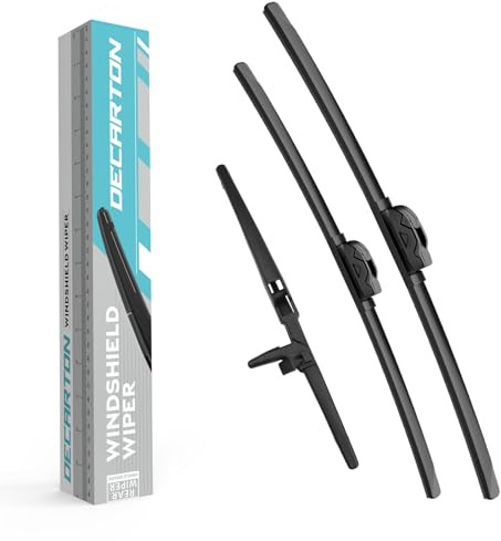 Wiper Blades Replacement for Toyota 4Runner 2003-2009 Windshield Wipers-3 Pieces of Car Front and Rear Window Wiper Blade