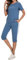 Aottori Hausanzug Damen Zweiteiler Sommer Hosenanzug Elegant Outfits Kleidung 2 Teiler Set Y2k Workout Sport Anzug Blau M