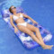 Aufblasbare schwimmende Objekte auf Wasserspielzeug, Ahornblatt-Muster mit herzförmigen Löchern, Kopfkissen für Erwachsene zum Ausruhen, Sonnenbaden, Liegestühle, schwimmende Betten, Schwimmbäder