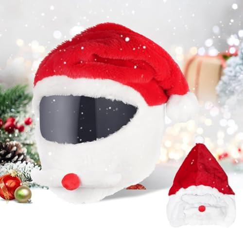 Weihnachtsmütze Motorradhelm