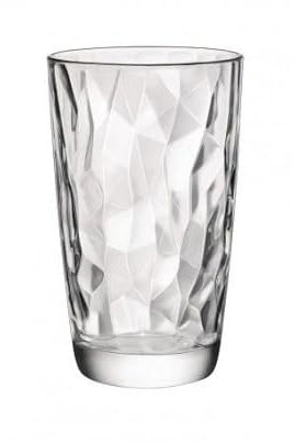 Vaso Diamante Alto 47cl Transparente (6 Unidades)