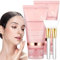 2 pezzi Maschera Collagene Viso, Collagen Night Wrapping Mask, Skincare Coreana, Maschere per il Viso, Maschera Viso Coreana Peel Off, Pelle Profondamente Idratata e Rivitalizzata, Dotata di Pennello