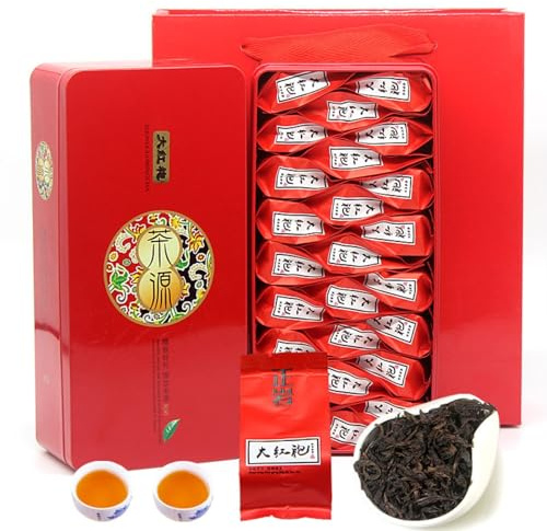 Da Hong Pao -Arôme Fort Robe Rouge 125g (boîte De 25 Sachets) * 2 - Arôme De Thé Riche Thé Oolong